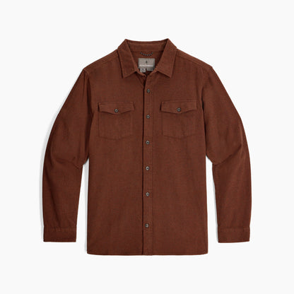 Bristol Organic Cotton Twill L/S - Saddle