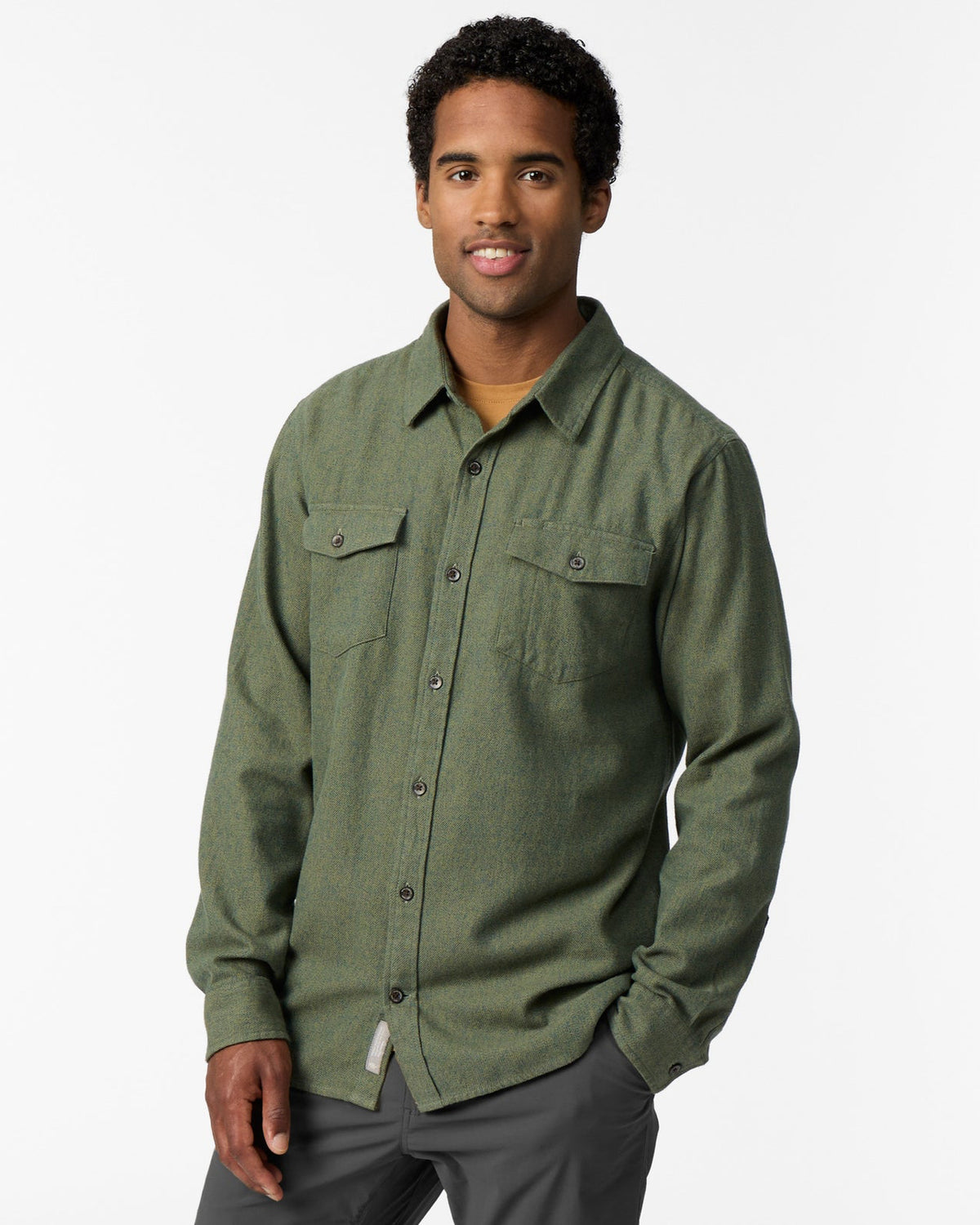 Bristol Organic Cotton Twill L/S - Fiddlehead