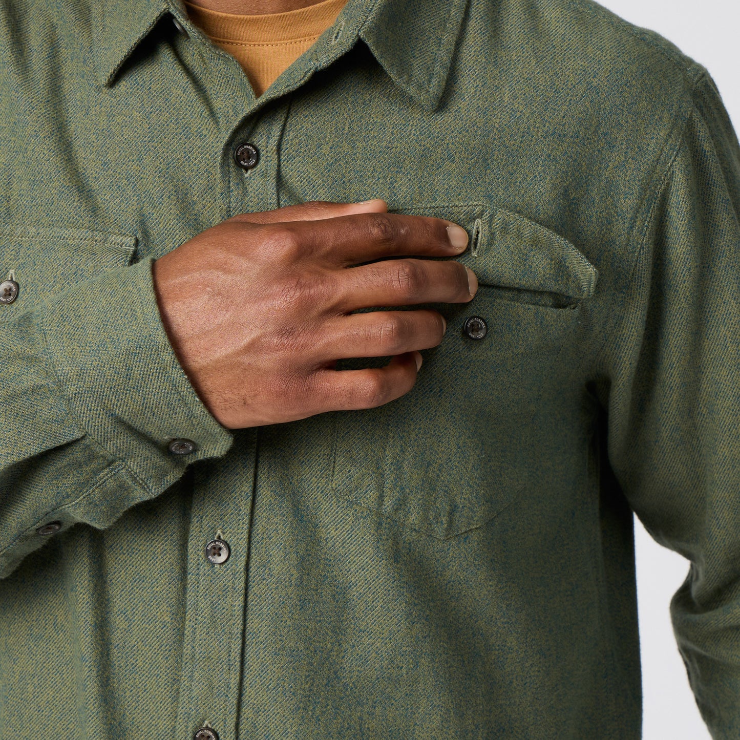 Bristol Organic Cotton Twill L/S - Fiddlehead