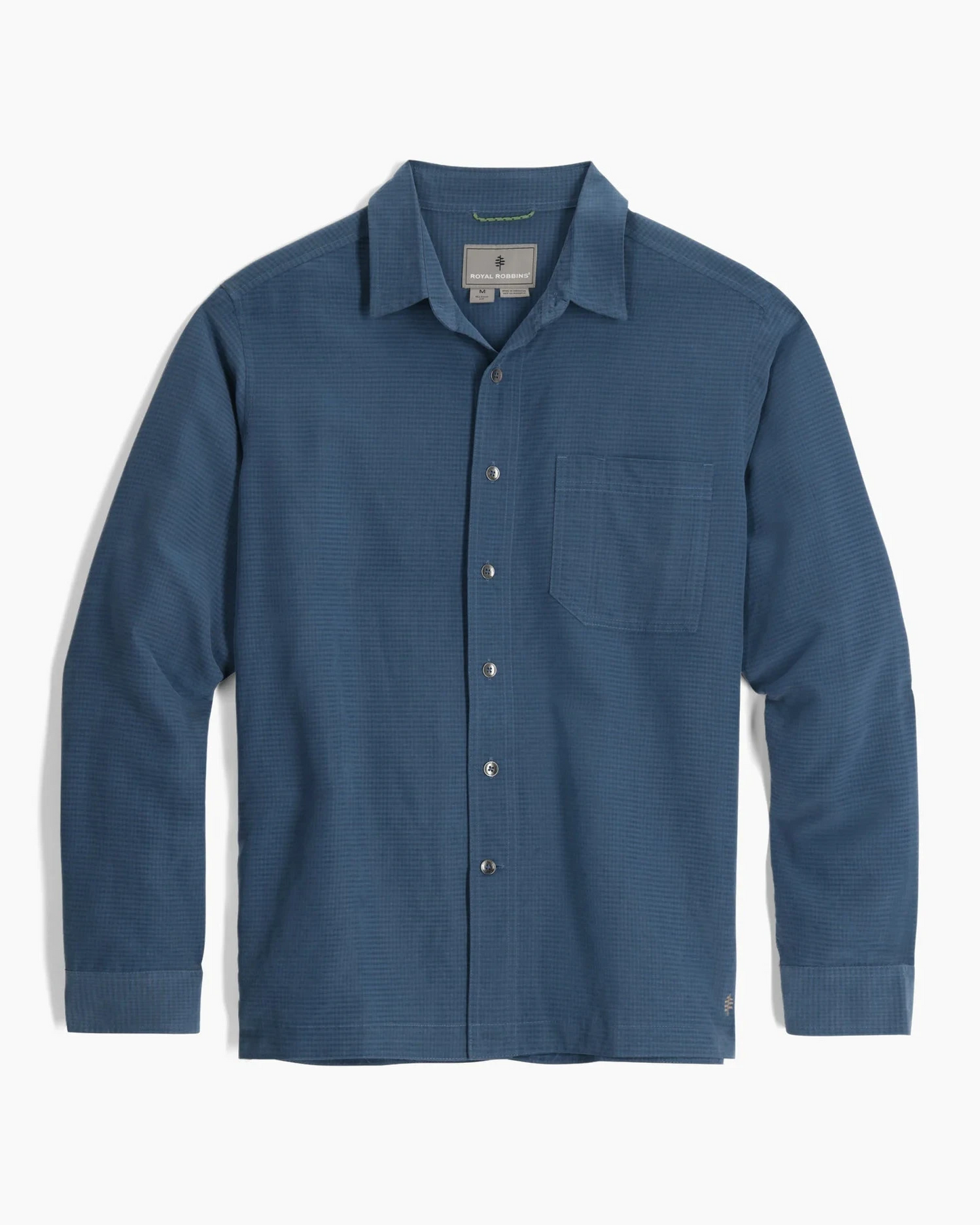 Desert Pucker Dry Long Sleeve - Collins Blue